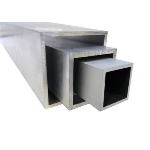 Firkantrør i aluminium 20x20x2-100x100x4mm AlMgSi0.5 firkantrør 0,2-2 meter