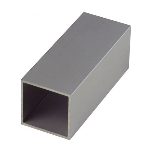 Firkantrør i aluminium 20x20x2-100x100x4mm AlMgSi0.5 firkantrør 0,2-2 meter