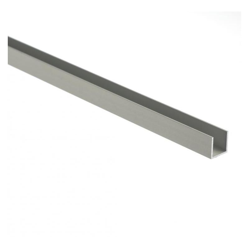 Aluminium U-profil ligebenede 30x20x2mm-80x20x2mm aluminiumvinkel Aluminium U-profil ligebenede 30x20x2mm-80x20x2mm aluminiumvinkel