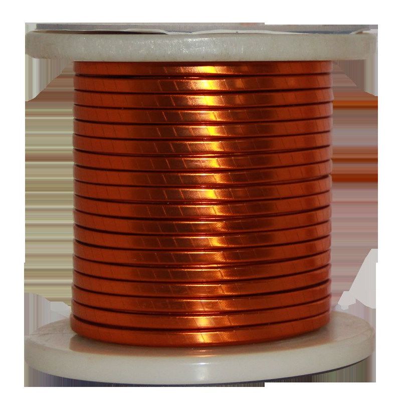 Flad emalje Ø 5-18 mm kobbertråd W200 flad stang Cu 99,9% emaljeret trådtråd Flad emalje Ø 5-18 mm kobbertråd W200 flad stang Cu 99,9% emaljeret trådtråd