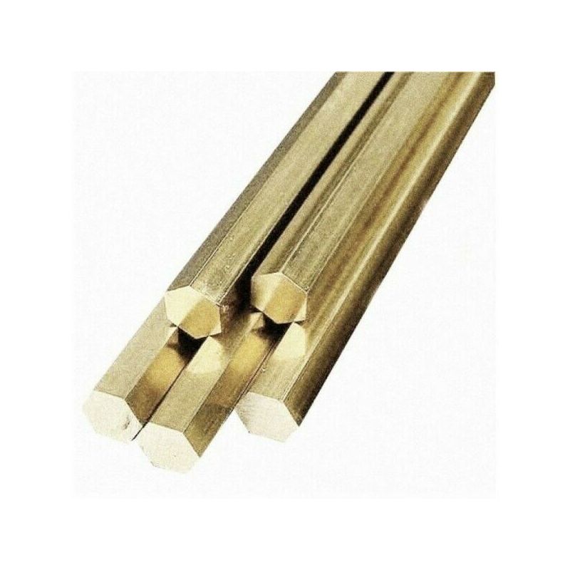 Messing sekskant Ø5mm-40mm sekskant 2.0401 CuZn33Pb3 Ms58 solidt materiale Messing sekskant Ø5mm-40mm sekskant 2.0401 CuZn33Pb3 Ms58 solidt materiale