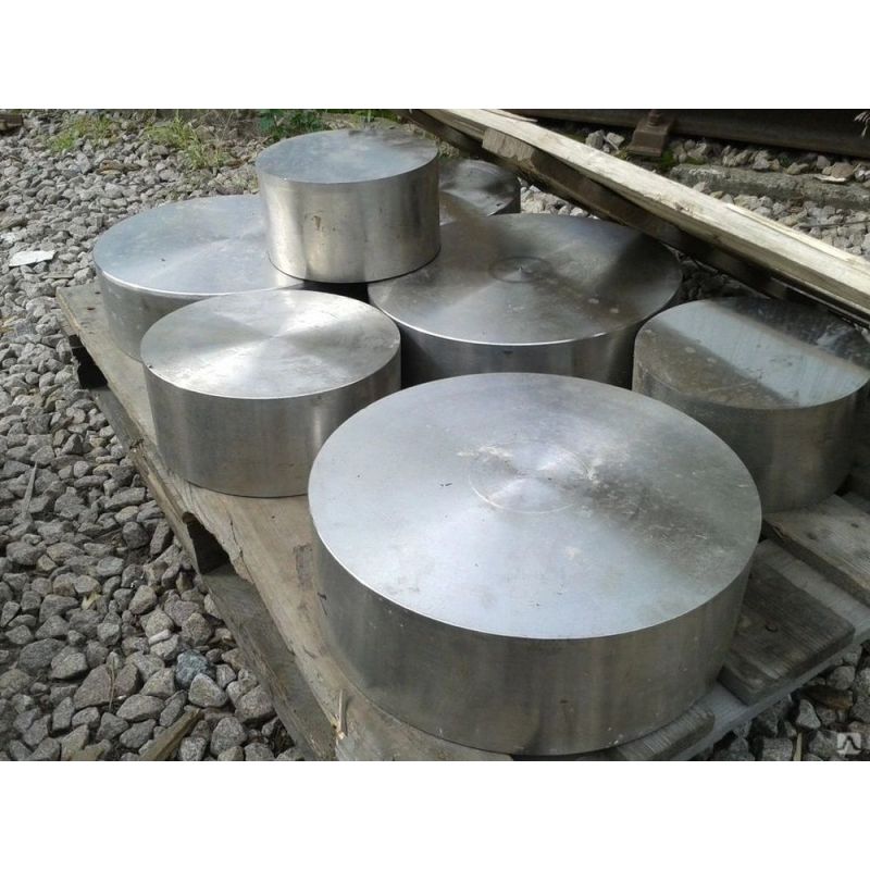 Rustfrit stål rund plademetal 20mm 1.4571 rund skive 316Ti rund stålstang Ø 100-300mm