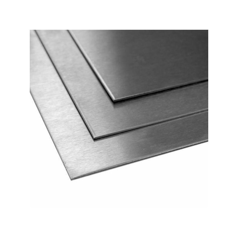 Titanium plade grade 5 1 mm plade 3.7165 Titanium plade skåret 100 mm til 2000 mm