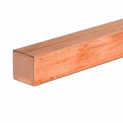 Kobber firkant 6x6-40x40 mm kobber firkantet stang 2.0065 firkantet stang Cu-ETP Evek GmbH - 1