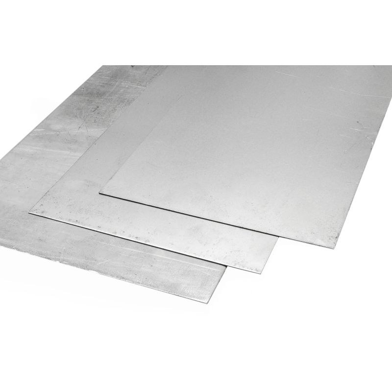 Galvaniseret stålplade 0,5-1mm jernplader pladeskæring valgbar ønsket størrelse muligt 100x1000mm