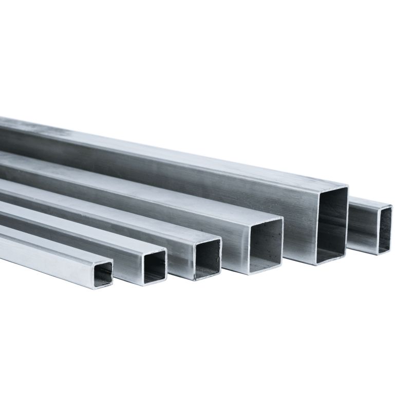 Rustfrit stål firkantrør 10x10x1mm-60x60x2mm 304 kvadratrør 2 meter