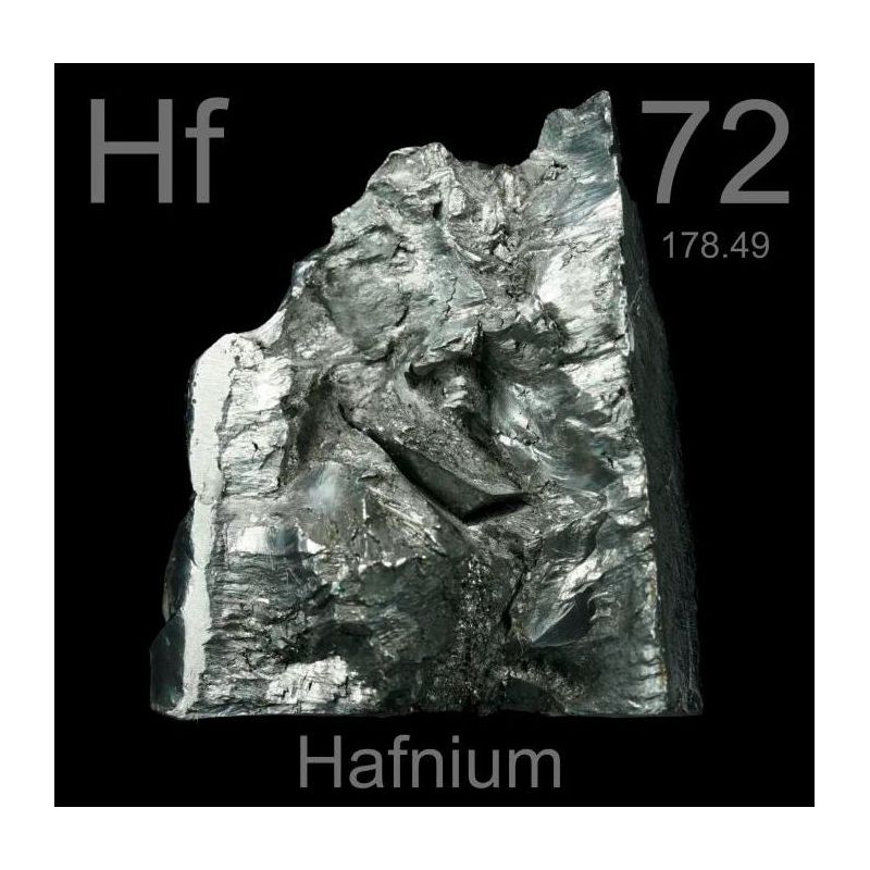 Hafnium Renhed 99,9% Metal Rent Element 72 Bar 5gr-5kg Hf Metalblokke