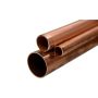 Kobberrør 3x0.5mm-54x1.5mm stang 2.0090 Aisi C11000 varmelegeme drikkevand 0.1-2 meter, kobber