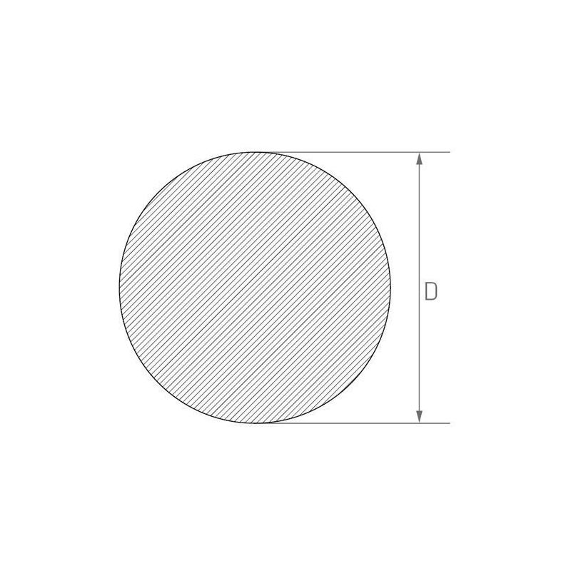 Rustfrit stål stang 3mm-625mm 1.4404 AISI 316L rundstang
