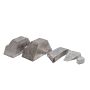 Babbitt lejemetall wm80 hvidmetal kuglelejer støbning barrer 5gr-2kg
