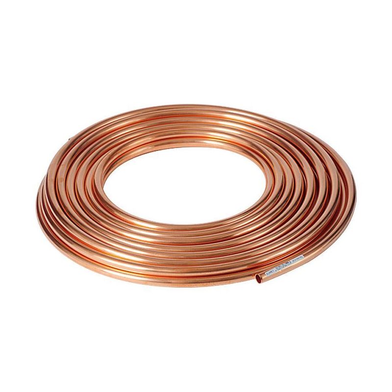 Kobberrør blødt glødet 1x0.2mm-3x0.5mm Cu-DHP/CW024A i ring 2.1990