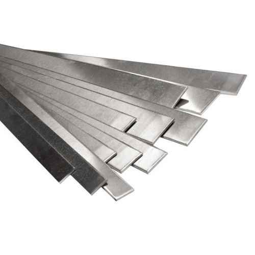 Aluminium metalplade strimler flad stang 20x0.5mm-90x1mm skåret til størrelse strimler