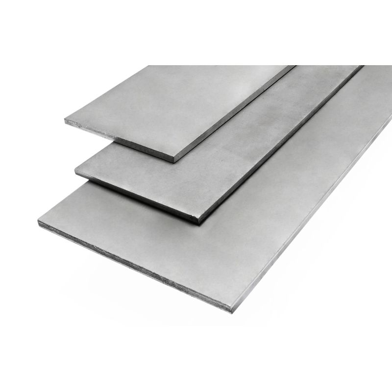 ᐉ Rustfri stålplade strimler 1.4404 flad stang | Skåret i mål 0,5x20mm ...
