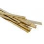 Messingpladestang Fladstang 30x2mm-90x6mm Skåret strimler