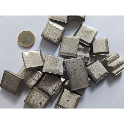 Nikkelkatode Ni 99% anode til fremstilling af metalplader 20x20mm