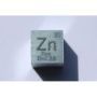 Zink metal terning Zn 10x10mm poleret 99,99% renhed terning