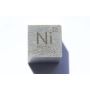 Nikkel metalterning 10x10mm poleret 99,6% renhed terning