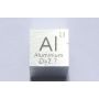 Aluminium Al metalterning 10x10mm poleret 99,99% renhed kube