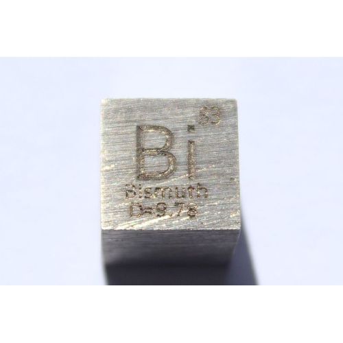 Bismut Bi Metal Terning 10x10mm poleret 99,99% Renhed terning