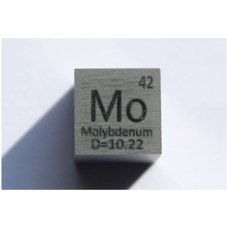 Molybdæn Mo Metalterning 10x10mm poleret 99,95% renhed terning