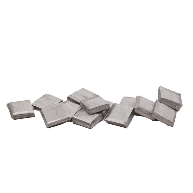 Nikkelkatode Ni 99% anode til fremstilling af metalplader 20x20mm