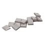 Nikkelkatode Ni 99% anode skabelse håndværk metalplader nuggets 20x20mm