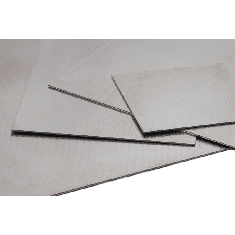 ᐉ Rustfrit stål plade 1.4301 linned mønster V2A 0,5-1,5 mm skåret til ...