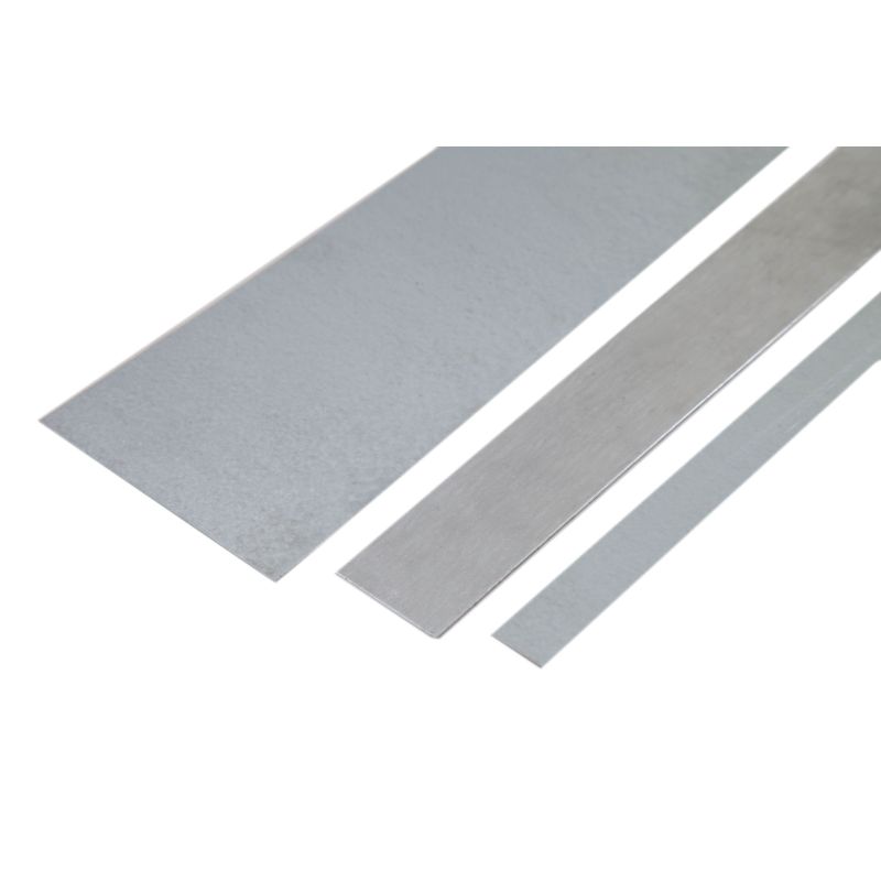 Stål Galvaniseret Fladstang 0.5x20mm-6x90mm Pladestriber Skæring Strimler
