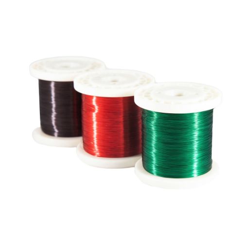 Kobber smykketråd i farver 0,2 mm-1 mm hobbytråd 1-500 meter
