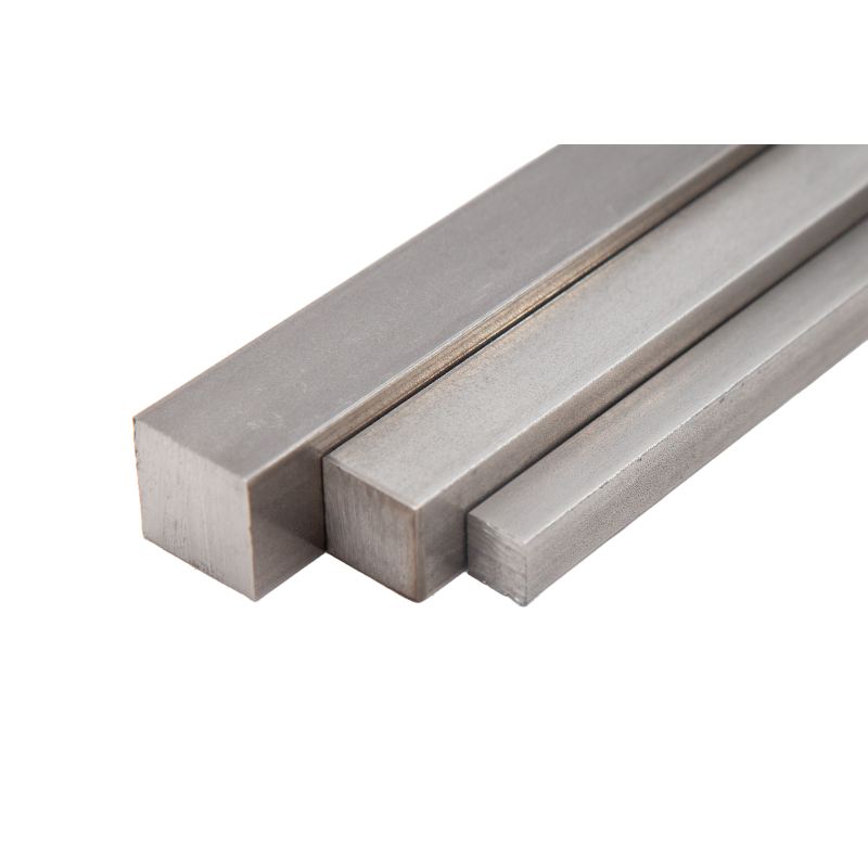 Firkantet stålstang 1.0038 firkant 8x8-30x30 mm 0,1-1 meter